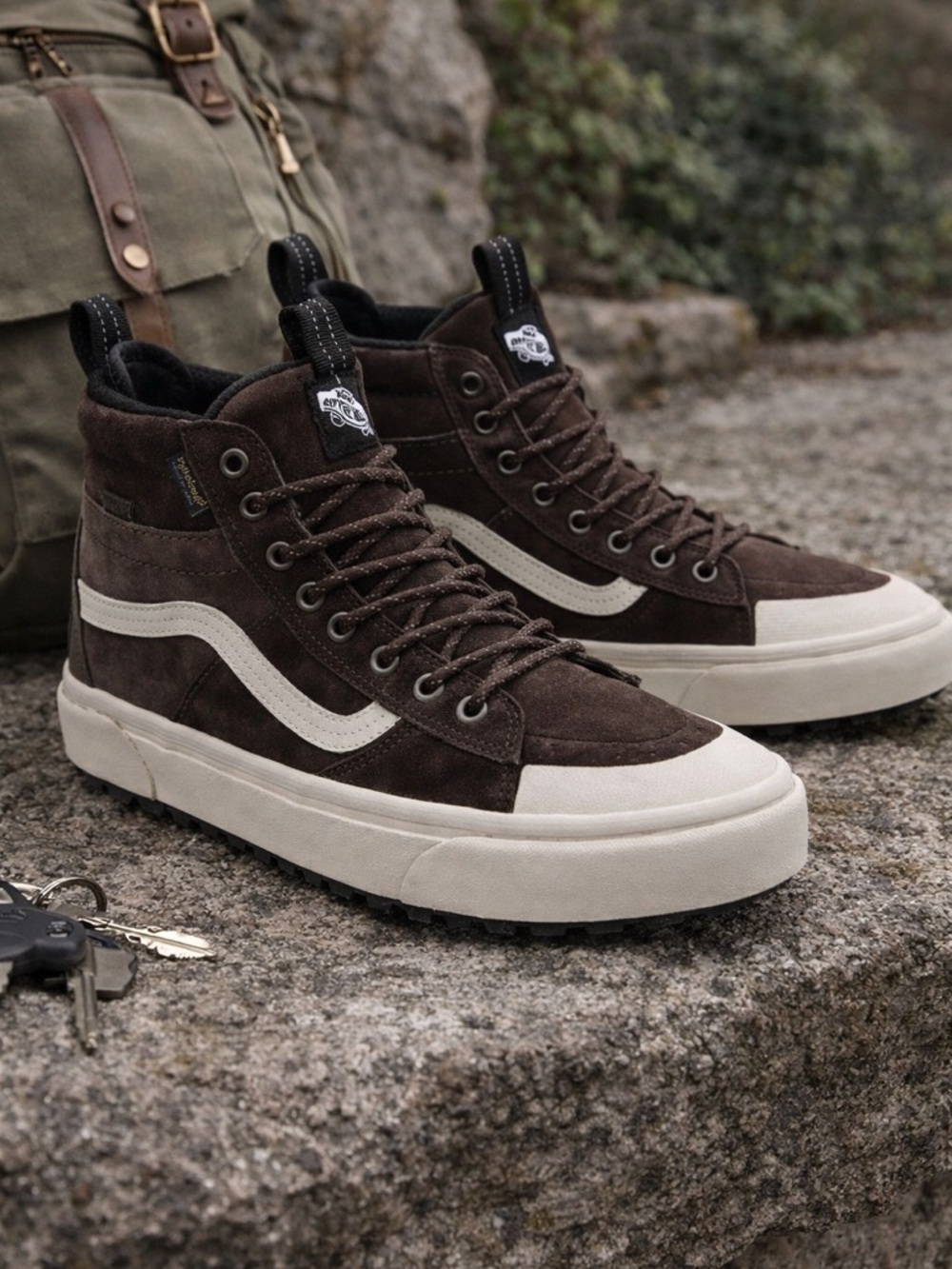 NEW VANS SK8-HI MTE-2 Sneakers (3N1) Utility Pop Demitasse Size 7M/8.5W
